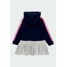 Vestido punto plisado de niña Boboli
