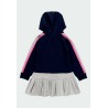 Vestido punto plisado de niña Boboli