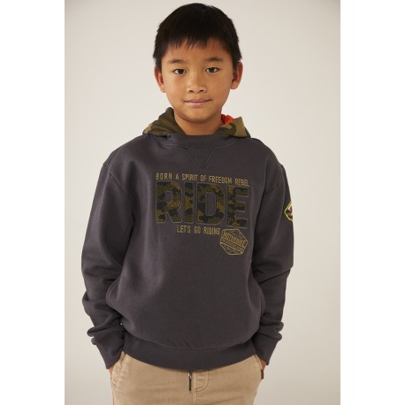 Sudadera felpa con capucha de niño Boboli