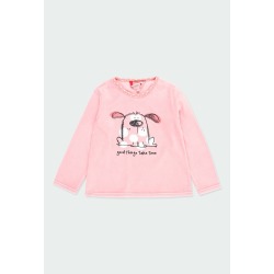 Pijama terciopelo topitos de niña Boboli