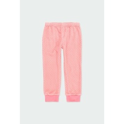 Pijama terciopelo topitos de niña Boboli