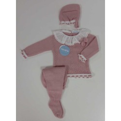 Conjunto polaina 3 piezas zig zag Juliana