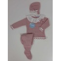 Conjunto polaina 3 piezas zig zag Juliana