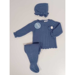 Conjunto polaina 3 piezas trenzas Juliana