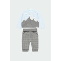Conjunto punto combinado de bebé niño Boboli