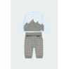 Conjunto punto combinado de bebé niño Boboli