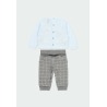 Conjunto punto combinado de bebé niño Boboli