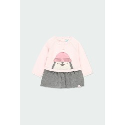 Vestido tricotosa "pingüino" bebé Boboli