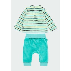 Pack punto listado de bebé niño Boboli