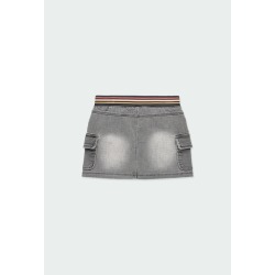 Falda denim punto de niña Boboli
