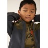 Chaqueta felpa con bolsillos de niño Boboli