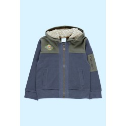 Chaqueta felpa con bolsillos de niño Boboli