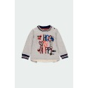Sudadera felpa con guipur bebé niña Boboli