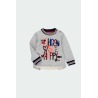 Sudadera felpa con guipur bebé niña Boboli