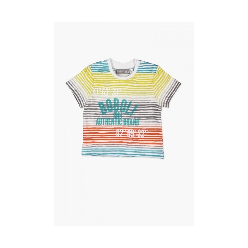 Camiseta punto liso de bebé niño