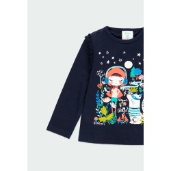 Camiseta punto estampada bebé niña Boboli