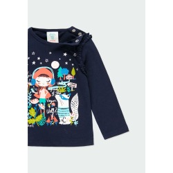 Camiseta punto estampada bebé niña Boboli