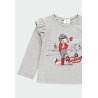 Camiseta con volantes de bebé niña Boboli