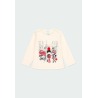 Camiseta punto con tul de bebé niña Boboli