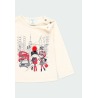 Camiseta punto con tul de bebé niña Boboli
