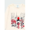 Camiseta punto con tul de bebé niña Boboli
