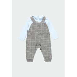 Pelele punto cuadros de bebé niño Boboli
