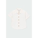 Camisa lino manga corta de niño Boboli