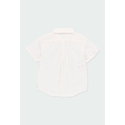 Camisa lino manga corta de niño Boboli