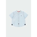 Camisa fil a fil manga corta de bebé Boboli