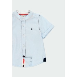 Camisa fil a fil manga corta de bebé Boboli