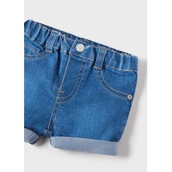 Conjunto pantalón corto tejano bebe niño Mayoral
