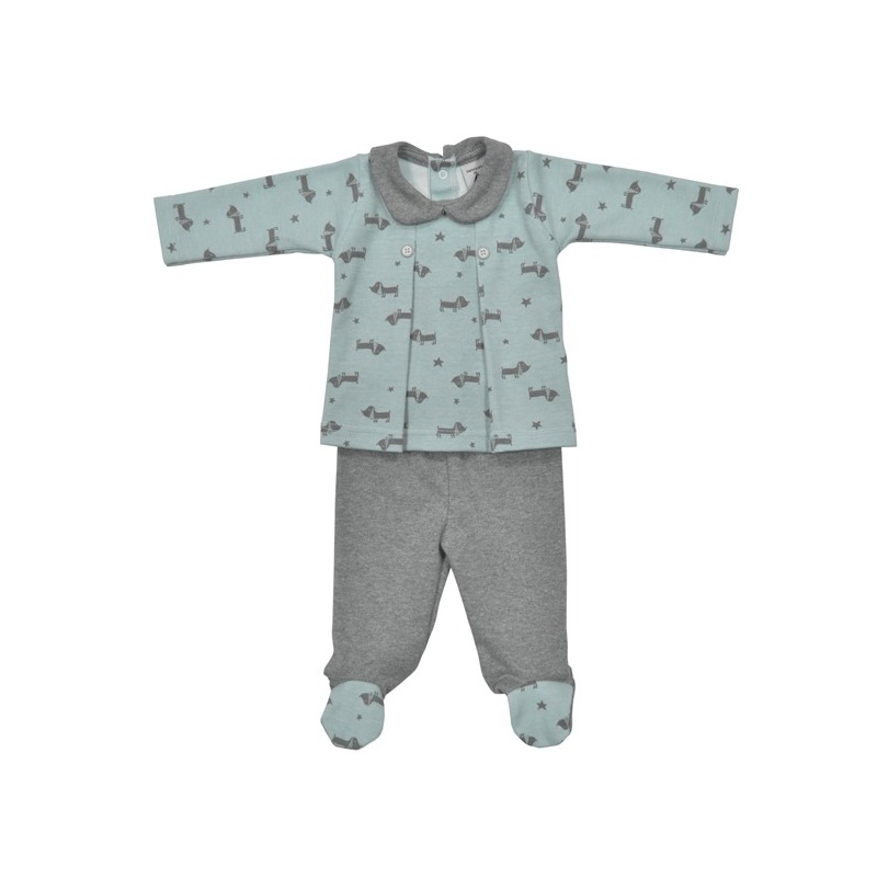 Conjunto c/bebe tablas perritos