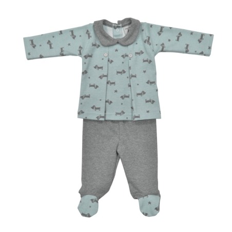 Conjunto c/bebe tablas perritos