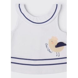 Conjunto short y gorro ECOFRIENDS niña Mayoral