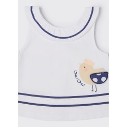 Conjunto short y gorro ECOFRIENDS niña Mayoral