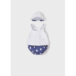 Conjunto short y gorro ECOFRIENDS niña Mayoral