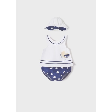 Conjunto short y gorro ECOFRIENDS niña Mayoral