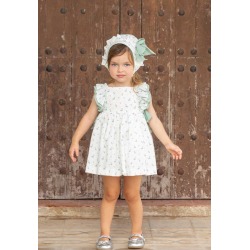 Vestido bebe braguita y capota La Ormiga