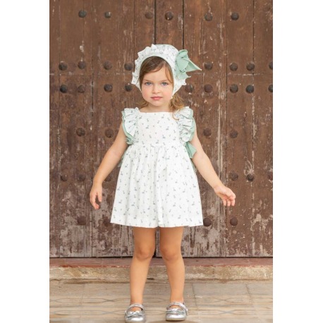 Vestido bebe braguita y capota La Ormiga