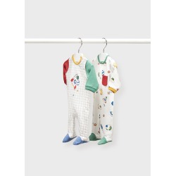 Set 2 pijamas punto largos bebe niño Mayoral