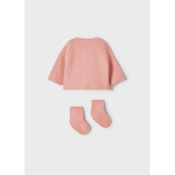 Rebeca larga y calcetines ECOFRIEND tricot bebe Mayoral