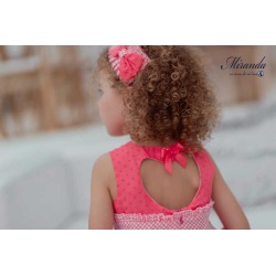 Vestido infantil plumeti Miranda