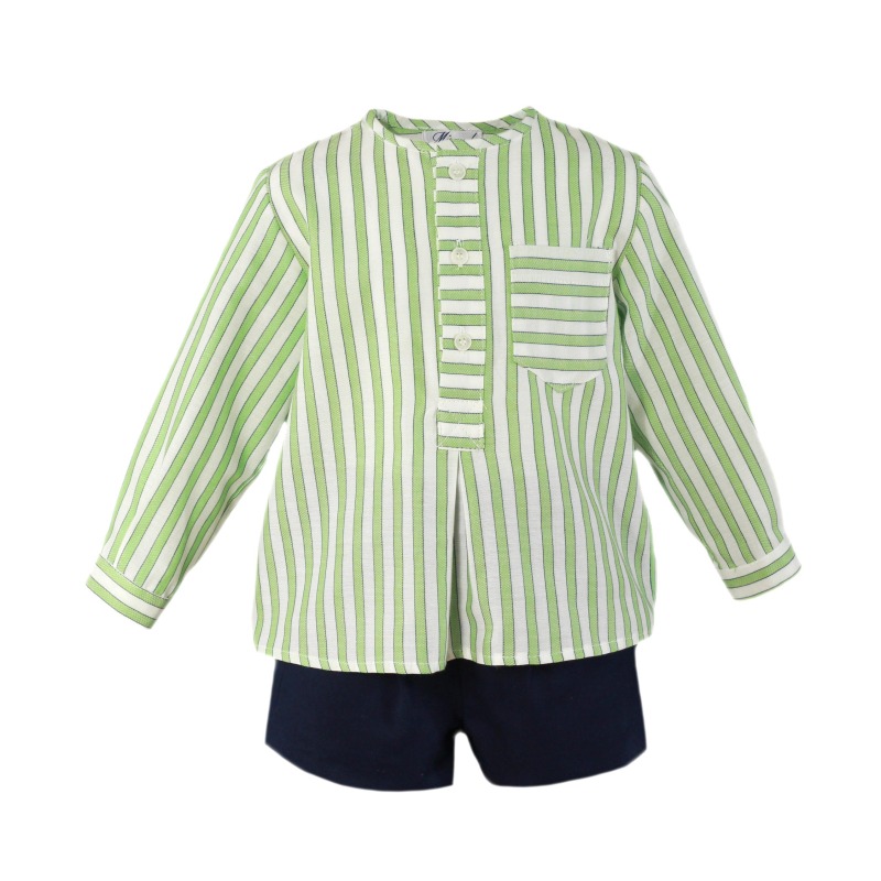 Conjunto bebe niño rayas Miranda