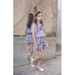 Vestido infantil estampado...