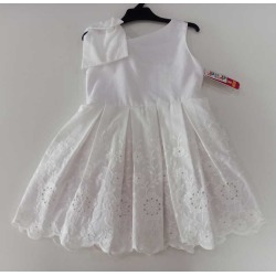 Vestido infantil lazo...