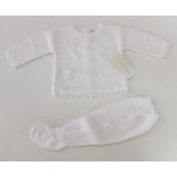 Conjunto bebe ml hilo Rose...