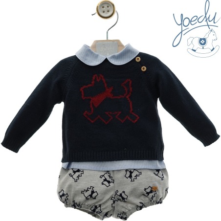 Conjunto baby 3 piezas "Westy" Yoedu