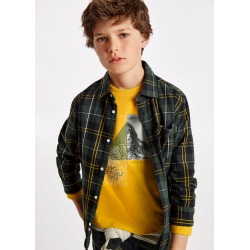 Camisa manga larga cuadros niño ECOFRIENDS Mayoral