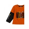 Camiseta punto doble manga niño Boboli