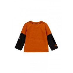 Camiseta punto doble manga niño Boboli